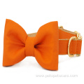 Pet dog collar bowtie with metal buckle